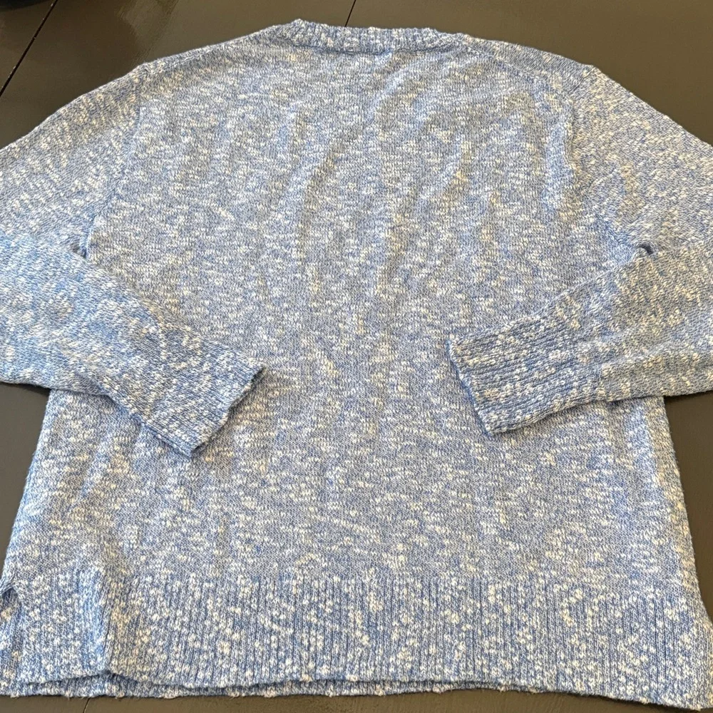 J. Crew blue Heather sweater - Picture 4 of 6